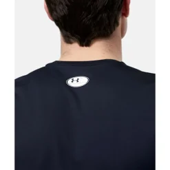 Outlet Under Armour Mens ColdGear Armour Fitted Crew Top Black