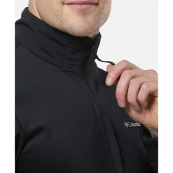 Outlet Columbia Mens Tech Half Zip Top Black