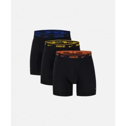Outlet Nike Mens Cotton Boxer Brief 3pack Black