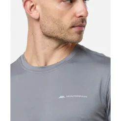 Outlet Monterrain Mens Distance T-Shirt Grey