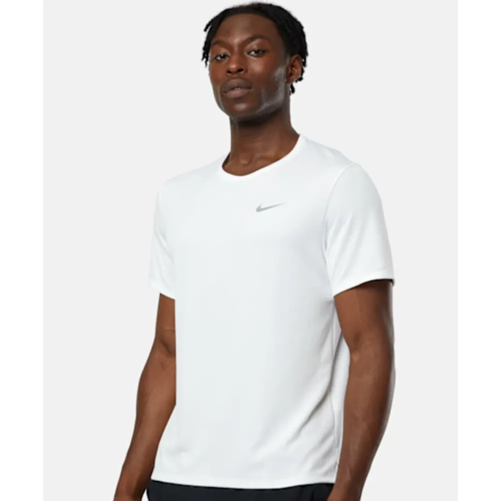 Best Nike Mens DriFit Miler T-Shirt White