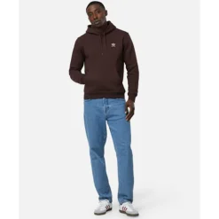 Sale adidas Originals Mens Essential Hoodie Brown