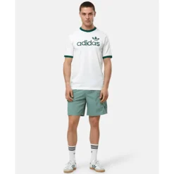 Outlet adidas Originals Mens Essentials Woven Shorts Green