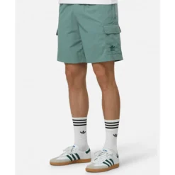 Outlet adidas Originals Mens Essentials Woven Shorts Green