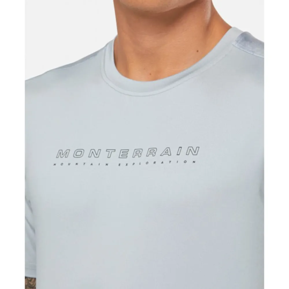 Fashion Monterrain Mens Evaporate T-Shirt Grey
