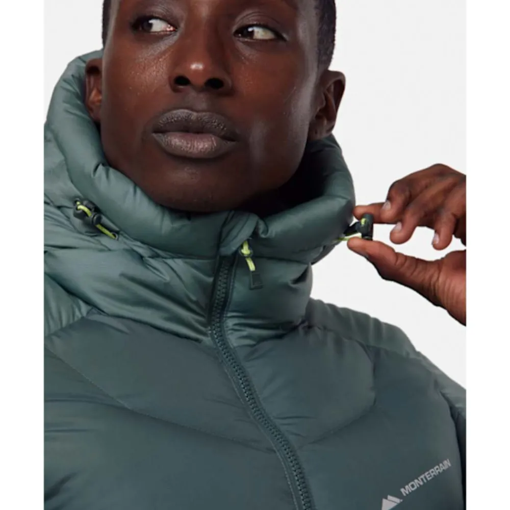 Discount Monterrain Mens Explorer Down Puffer Jacket Green