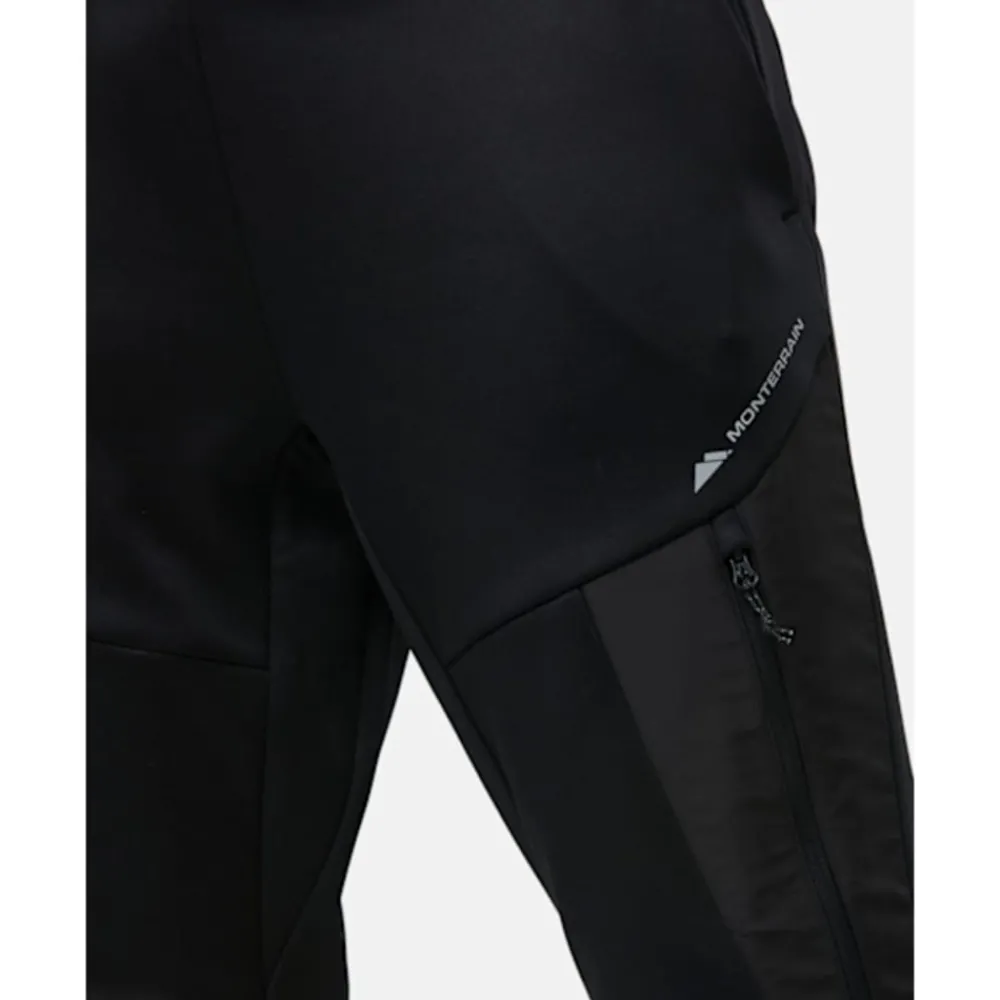 Discount Monterrain Mens Explorer Poly Fleece Jogger Black