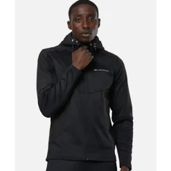 Fashion Monterrain Mens Explorer Poly Fleece Zip Hoodie Black