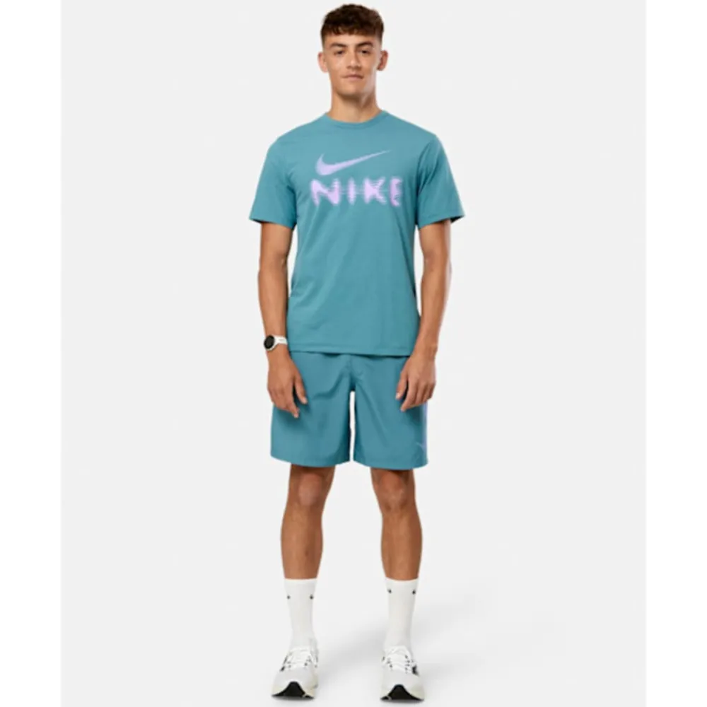 Discount Nike Mens Form Swoosh Shorts Blue