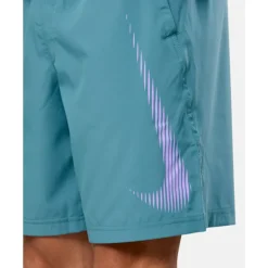 Discount Nike Mens Form Swoosh Shorts Blue