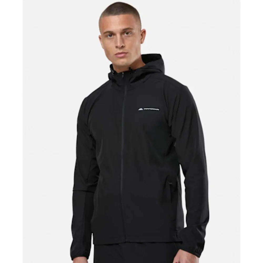 Hot Monterrain Mens Form Woven Running Jacket Black