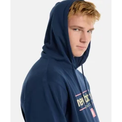 Hot New Balance Mens Graphic Hoodie Navy