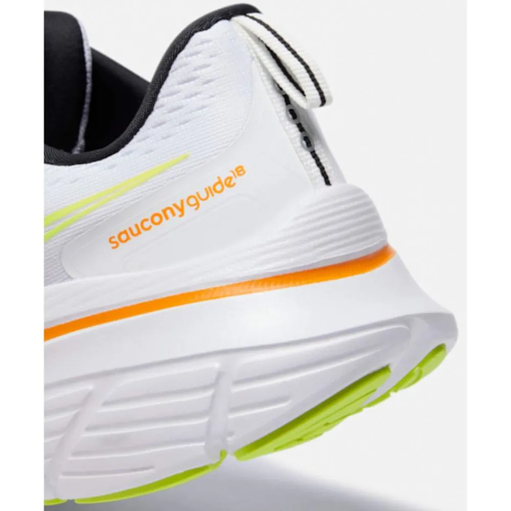 Clearance Saucony Mens Guide 18 White