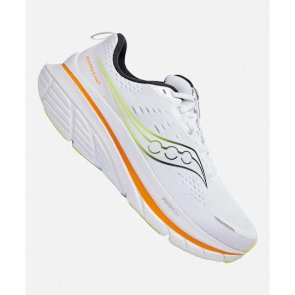 Clearance Saucony Mens Guide 18 White
