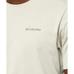 Outlet Columbia Mens Hageman Graphic T-Shirt Cream