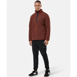 Outlet Columbia Mens Helvetia Half Snap Top Fleece Red
