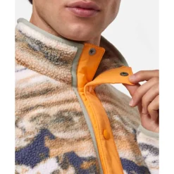 Outlet Columbia Mens Helvetia Snap Fleece Half Zip Top Yellow