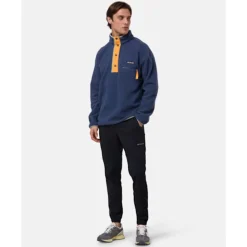 Online Columbia Mens Helvetia Snap Fleece Half Zip Top Navy