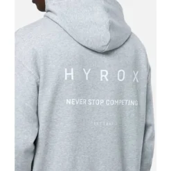 Hot Puma Mens Hyrox World Hoodie Grey