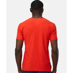 Outlet New Balance Mens Jacquard T-Shirt Orange