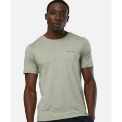 Discount Columbia Mens Kwick Hike Graphic T-Shirt Green