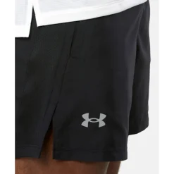 Fashion Under Armour Mens Launch Run 5 Inch Woven Short Black