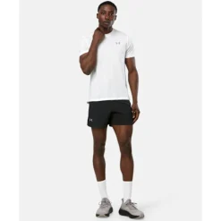 Fashion Under Armour Mens Launch Run 5 Inch Woven Short Black