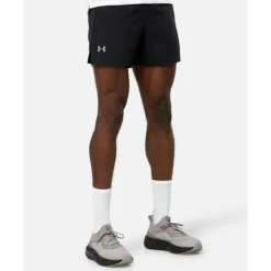 Fashion Under Armour Mens Launch Run 5 Inch Woven Short Black