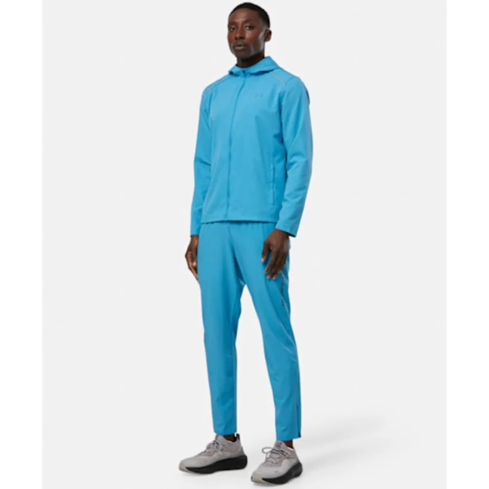 Discount Under Armour Mens Launch Run Hooded Jacket Blue
