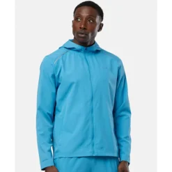 Discount Under Armour Mens Launch Run Hooded Jacket Blue
