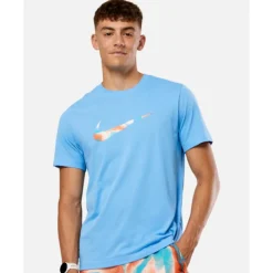 Best Nike Mens Lava Swoosh T-Shirt Blue