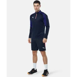 Sale Puma Mens Liga Half Zip Top Navy