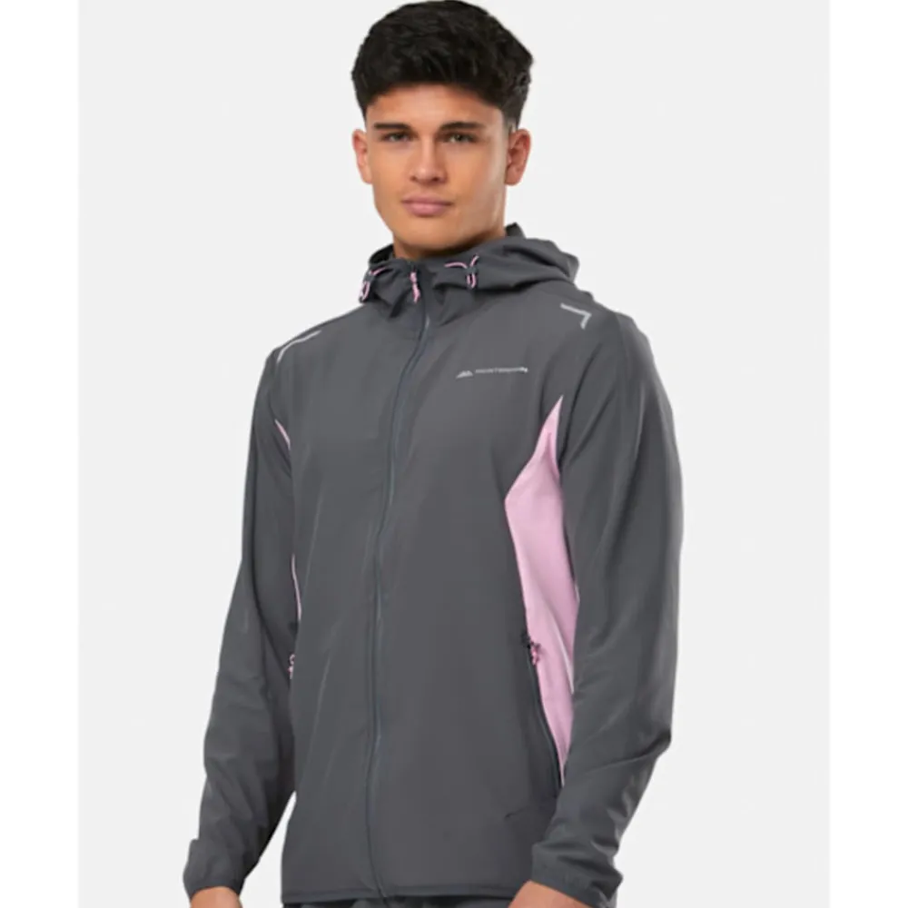Hot Monterrain Mens Lyder Woven Windrunner Grey
