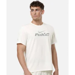 Fashion Nike Mens Miler Flash T-Shirt White