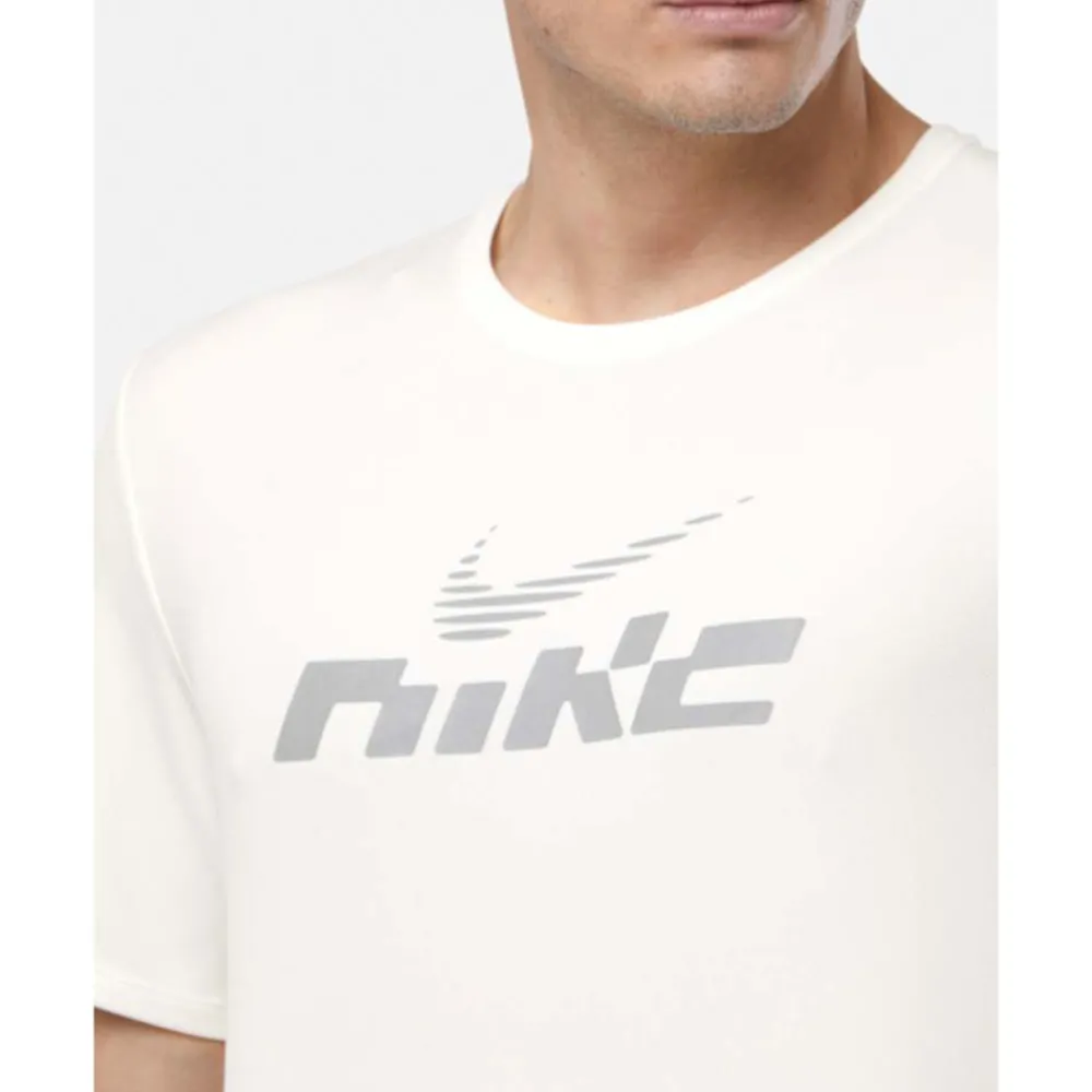 Fashion Nike Mens Miler Flash T-Shirt White