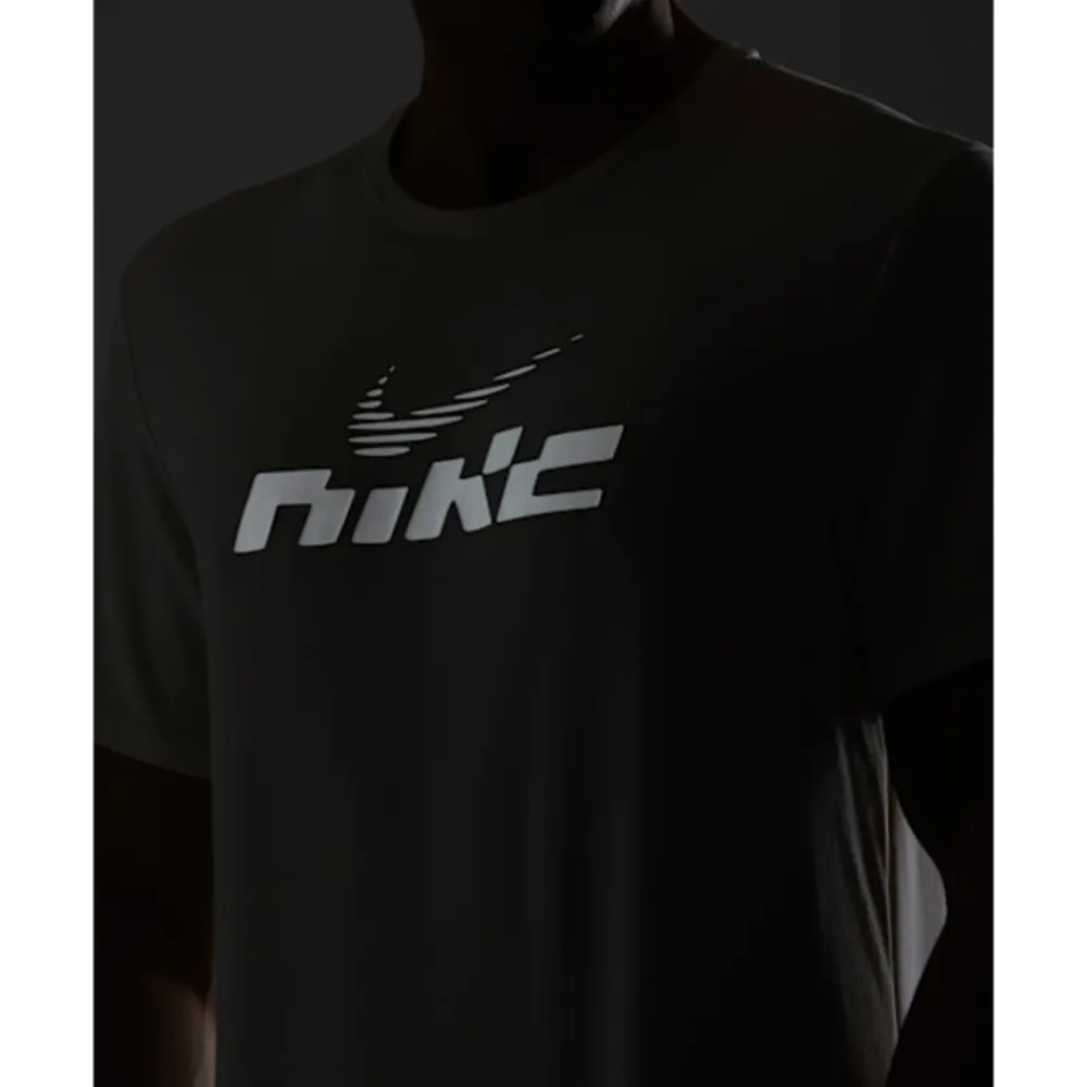 Fashion Nike Mens Miler Flash T-Shirt White