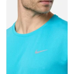 Fashion Nike Mens Miler T-Shirt Green