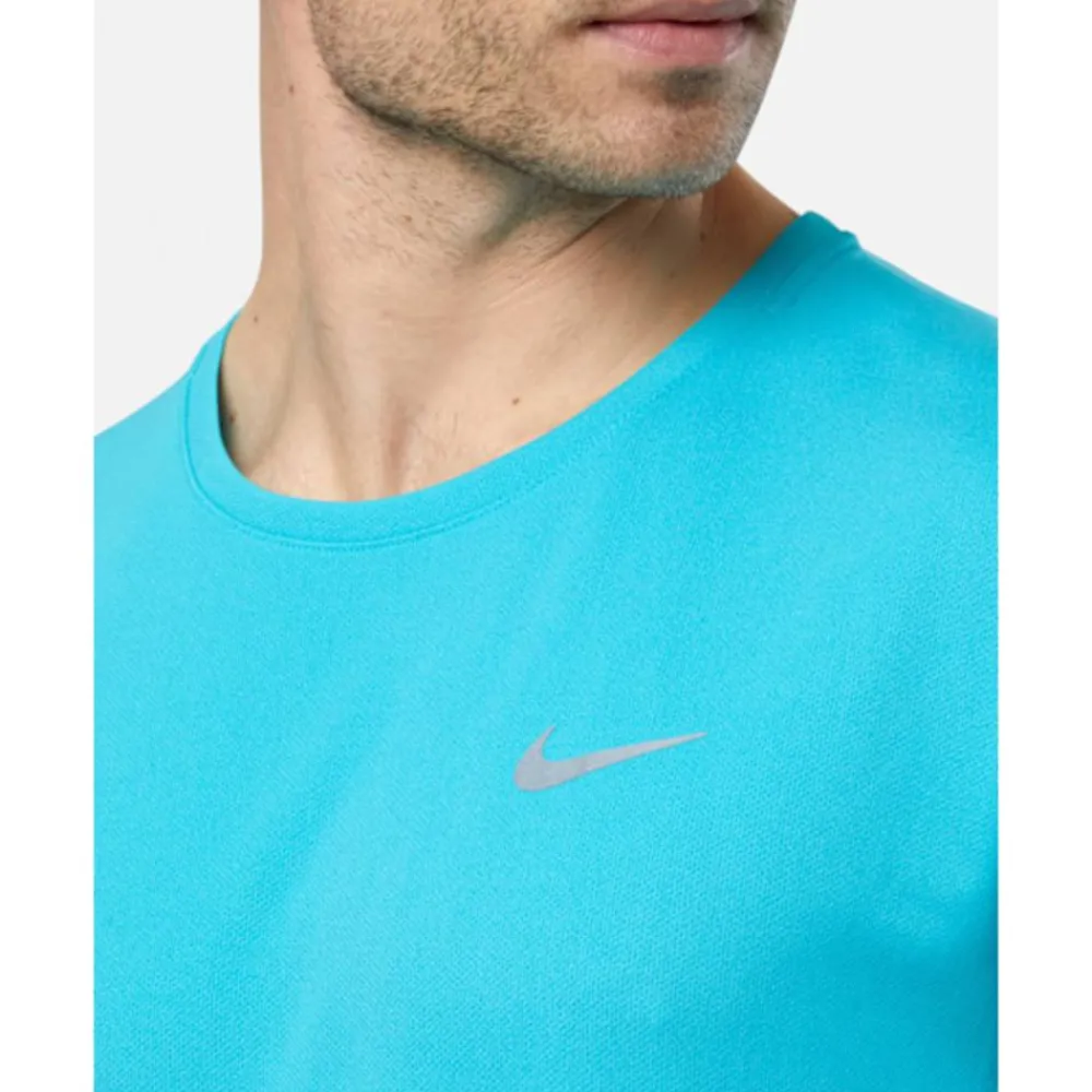 Fashion Nike Mens Miler T-Shirt Green
