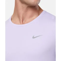 Outlet Nike Mens Miler T-Shirt Purple