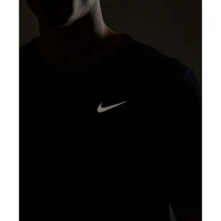 Outlet Nike Mens Miler T-Shirt Black