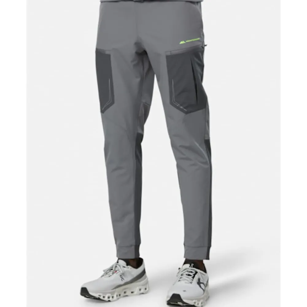 Best Monterrain Mens Orbit Woven Running Pant Grey