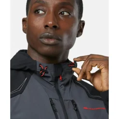 Online Monterrain Mens Orbit Woven Running Full Zip Jacket Black