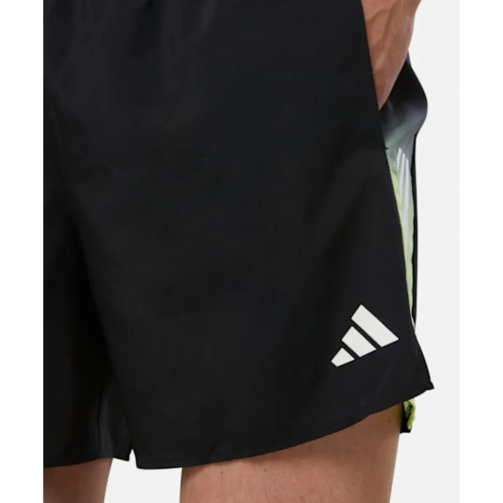 Outlet adidas Mens Own The Run Woven Shorts Black