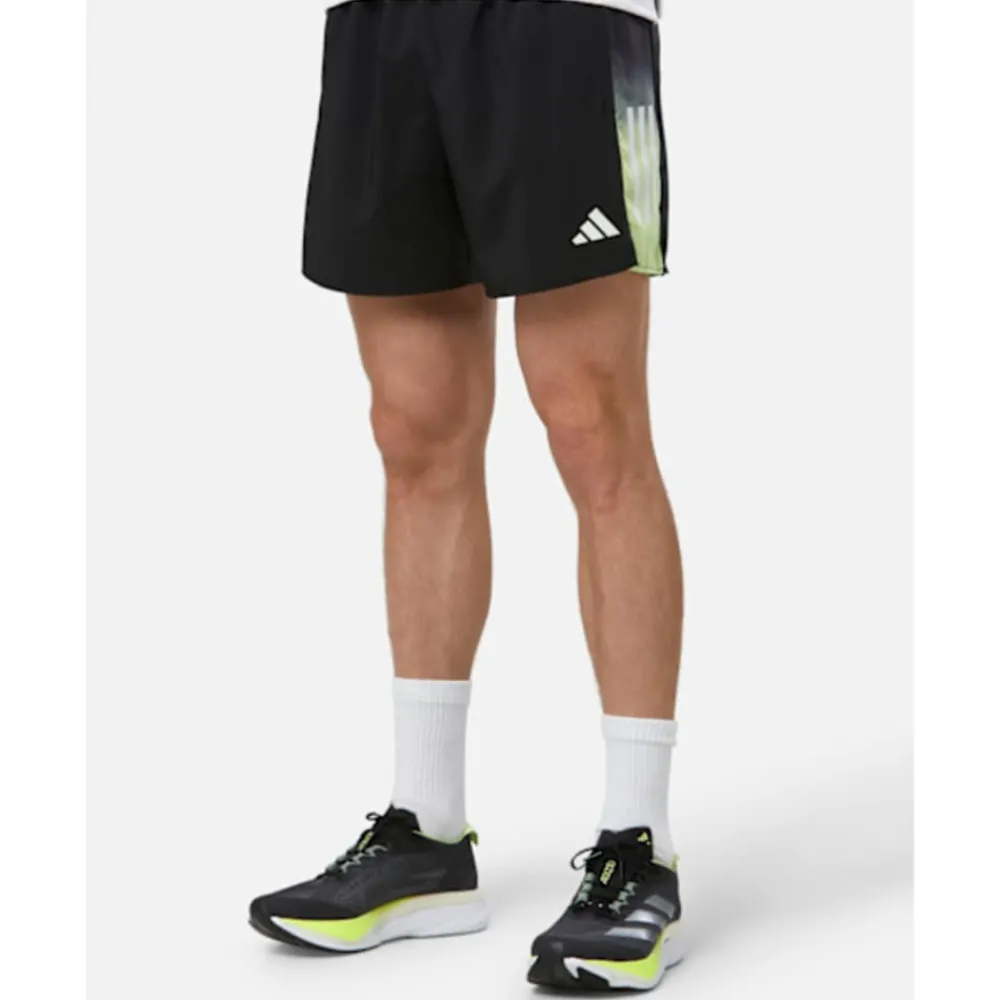 Outlet adidas Mens Own The Run Woven Shorts Black