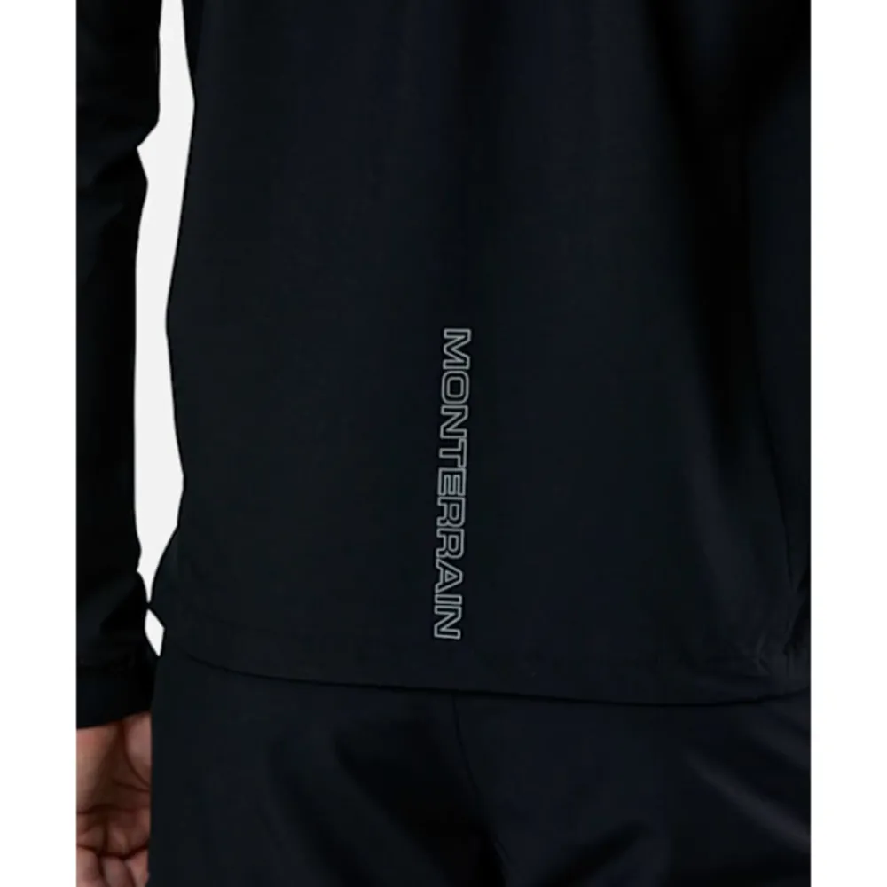 Fashion Monterrain Mens Ramble 3.0 Woven Full Zip Jacket Black