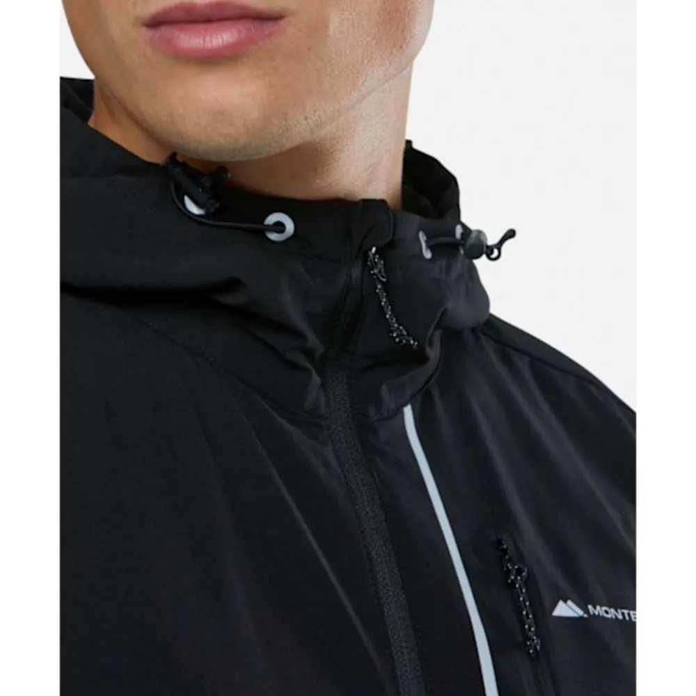 Fashion Monterrain Mens Ramble 3.0 Woven Full Zip Jacket Black