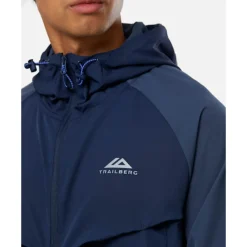 New Trailberg Mens Rapid Ventilate Woven Jacket Navy