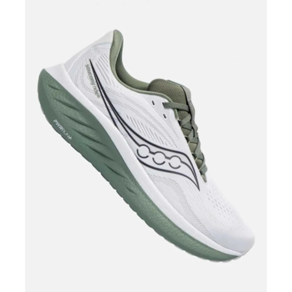 Sale Saucony Mens Ride 18 White