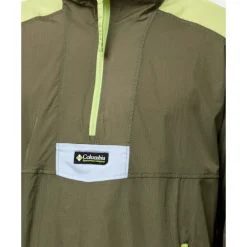 Hot Columbia Mens Riptide Anorak Jacket Green