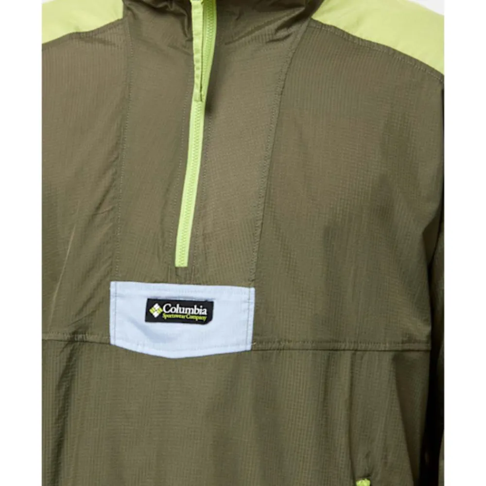 Hot Columbia Mens Riptide Anorak Jacket Green